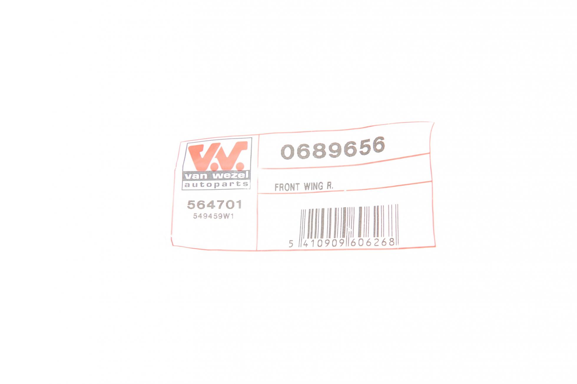 0689656 VAN WEZEL